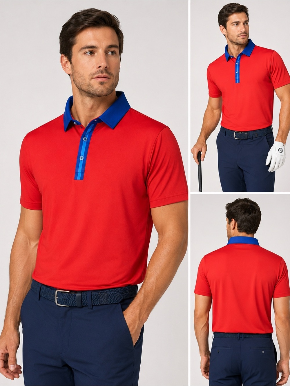 Redvanly Monroe Performance Golf Polo Shirt